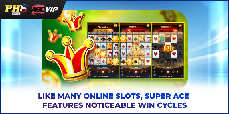 Super Ace PH8 - The Slot Game With Nonstop Rewards & 98% RTP 4 Like many online slots, Super Ace features noticeable win cycles