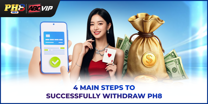 PH8 Withdraw - Fast, Secure And Accurate Cashout Guide 2025 3 4 main steps to successfully PH8 withdraw